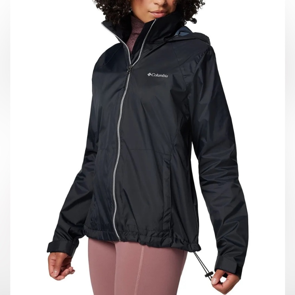 Columbia Switchback Packable Black Jacket-Size M - image 3